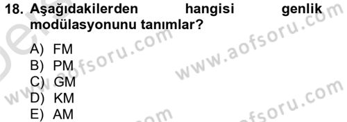 Yeni İletişim Teknolojileri Dersi 2013 - 2014 Yılı Tek Ders Sınav Soruları 18. Soru