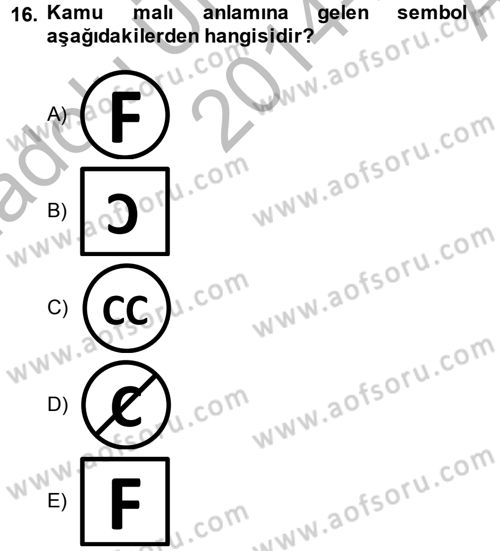 Yeni İletişim Teknolojileri Dersi 2014 - 2015 Yılı (Vize) Ara Sınav Soruları 16. Soru