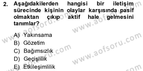 Yeni İletişim Teknolojileri Dersi 2014 - 2015 Yılı (Vize) Ara Sınav Soruları 2. Soru