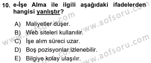 Yeni İletişim Teknolojileri Dersi 2015 - 2016 Yılı (Final) Dönem Sonu Sınav Soruları 10. Soru