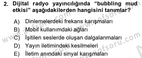 Yeni İletişim Teknolojileri Dersi 2015 - 2016 Yılı (Final) Dönem Sonu Sınav Soruları 2. Soru