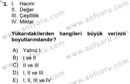 Yeni İletişim Teknolojileri Dersi 2018 - 2019 Yılı Yaz Okulu Sınav Soruları 3. Soru