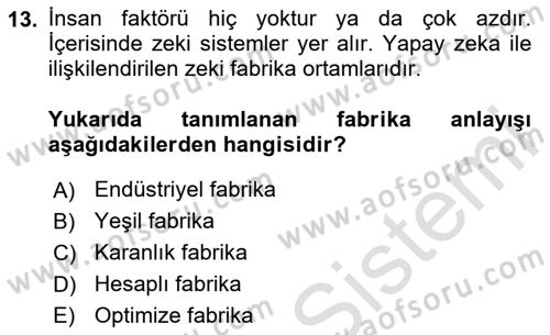 Yeni İletişim Teknolojileri Dersi 2025 - 2026 Yılı (Final) Dönem Sonu Sınav Soruları 13. Soru