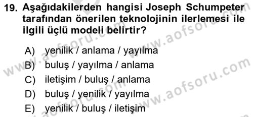Yeni İletişim Teknolojileri Dersi 2025 - 2026 Yılı (Final) Dönem Sonu Sınav Soruları 19. Soru