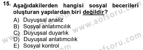 Halkla İlişkiler Ve İletişim Dersi 2012 - 2013 Yılı (Final) Dönem Sonu Sınav Soruları 15. Soru