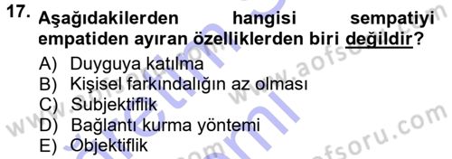 Halkla İlişkiler Ve İletişim Dersi 2012 - 2013 Yılı (Final) Dönem Sonu Sınav Soruları 17. Soru