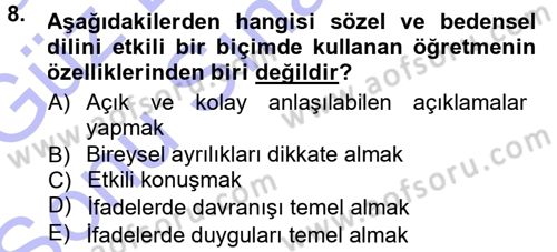 Halkla İlişkiler Ve İletişim Dersi 2012 - 2013 Yılı (Final) Dönem Sonu Sınav Soruları 8. Soru