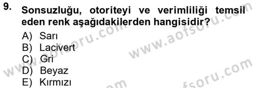 Halkla İlişkiler Ve İletişim Dersi 2012 - 2013 Yılı (Final) Dönem Sonu Sınav Soruları 9. Soru