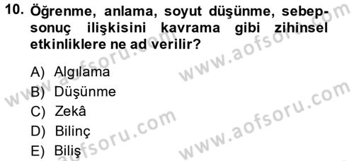 Halkla İlişkiler Ve İletişim Dersi 2013 - 2014 Yılı (Final) Dönem Sonu Sınav Soruları 10. Soru