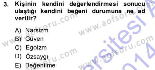 Halkla İlişkiler Ve İletişim Dersi 2013 - 2014 Yılı (Final) Dönem Sonu Sınavı 3. Soru