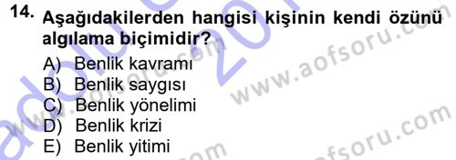 Halkla İlişkiler Ve İletişim Dersi Ara Sınavı Deneme Sınav Soruları 14. Soru