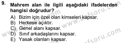 Halkla İlişkiler Ve İletişim Dersi 2014 - 2015 Yılı (Vize) Ara Sınav Soruları 9. Soru