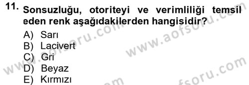 Halkla İlişkiler Ve İletişim Dersi 2014 - 2015 Yılı (Final) Dönem Sonu Sınav Soruları 11. Soru