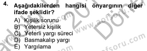 Halkla İlişkiler Ve İletişim Dersi 2014 - 2015 Yılı (Final) Dönem Sonu Sınav Soruları 4. Soru