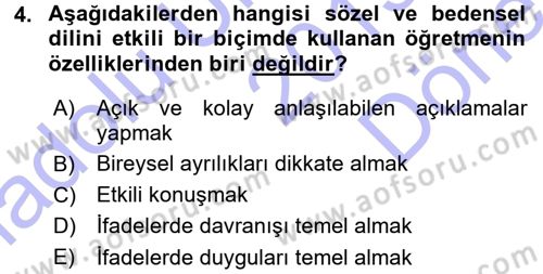Halkla İlişkiler Ve İletişim Dersi 2015 - 2016 Yılı (Final) Dönem Sonu Sınav Soruları 4. Soru
