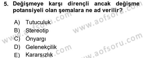 Halkla İlişkiler Ve İletişim Dersi 2015 - 2016 Yılı (Final) Dönem Sonu Sınav Soruları 5. Soru