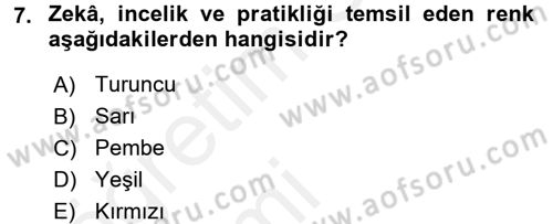 Halkla İlişkiler Ve İletişim Dersi 2015 - 2016 Yılı Tek Ders Sınav Soruları 7. Soru