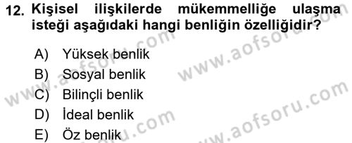 Halkla İlişkiler Ve İletişim Dersi 2016 - 2017 Yılı 3 Ders Sınav Soruları 12. Soru