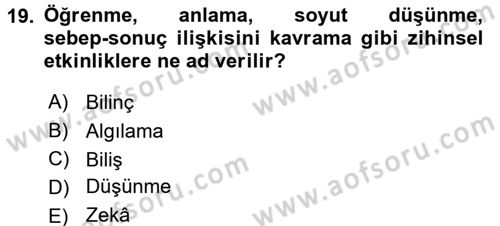 Halkla İlişkiler Ve İletişim Dersi 2016 - 2017 Yılı 3 Ders Sınav Soruları 19. Soru