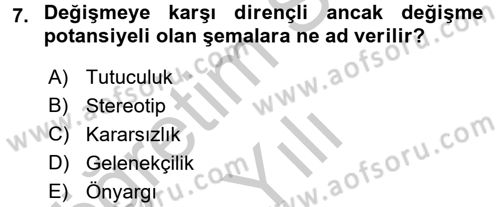 Halkla İlişkiler Ve İletişim Dersi 2016 - 2017 Yılı 3 Ders Sınav Soruları 7. Soru