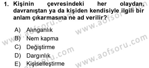Halkla İlişkiler Ve İletişim Dersi 2016 - 2017 Yılı (Final) Dönem Sonu Sınav Soruları 1. Soru