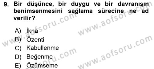 Halkla İlişkiler Ve İletişim Dersi 2016 - 2017 Yılı (Final) Dönem Sonu Sınav Soruları 9. Soru