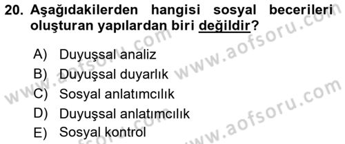 Halkla İlişkiler Ve İletişim Dersi 2018 - 2019 Yılı 3 Ders Sınav Soruları 20. Soru