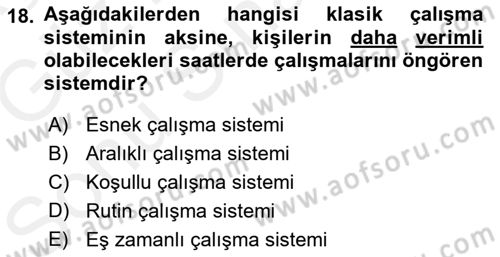 Halkla İlişkiler Ve İletişim Dersi 2018 - 2019 Yılı (Final) Dönem Sonu Sınavı 18. Soru