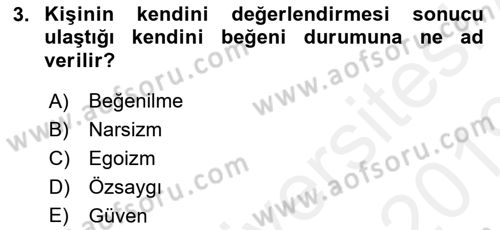 Halkla İlişkiler Ve İletişim Dersi 2018 - 2019 Yılı (Final) Dönem Sonu Sınav Soruları 3. Soru