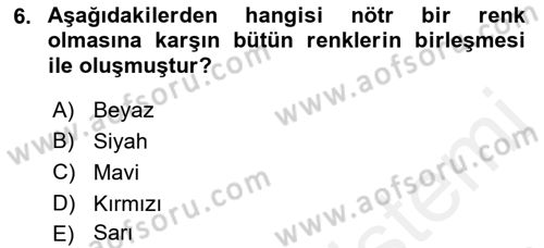 Halkla İlişkiler Ve İletişim Dersi 2018 - 2019 Yılı (Final) Dönem Sonu Sınav Soruları 6. Soru