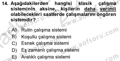Halkla İlişkiler Ve İletişim Dersi 2020 - 2021 Yılı Yaz Okulu Sınav Soruları 14. Soru