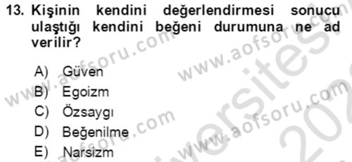 Halkla İlişkiler Ve İletişim Dersi Ara Sınavı Deneme Sınav Soruları 13. Soru