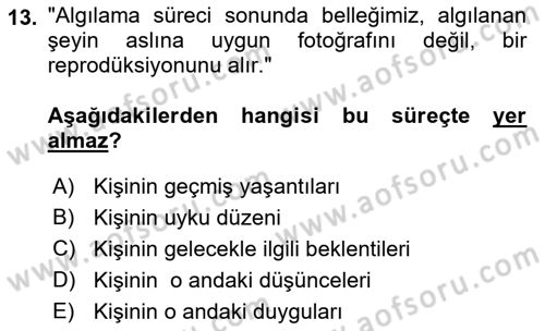 Halkla İlişkiler Ve İletişim Dersi 2021 - 2022 Yılı (Final) Dönem Sonu Sınav Soruları 13. Soru