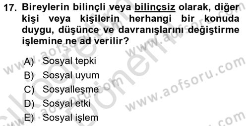Halkla İlişkiler Ve İletişim Dersi 2022 - 2023 Yılı (Vize) Ara Sınav Soruları 17. Soru