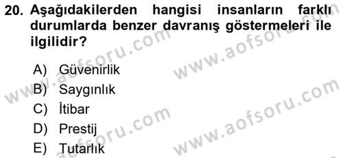 Halkla İlişkiler Ve İletişim Dersi 2022 - 2023 Yılı (Final) Dönem Sonu Sınavı 20. Soru