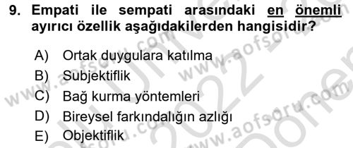 Halkla İlişkiler Ve İletişim Dersi 2022 - 2023 Yılı (Final) Dönem Sonu Sınav Soruları 9. Soru