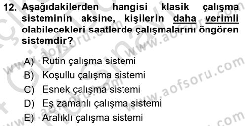 Halkla İlişkiler Ve İletişim Dersi 2023 - 2024 Yılı (Final) Dönem Sonu Sınav Soruları 12. Soru