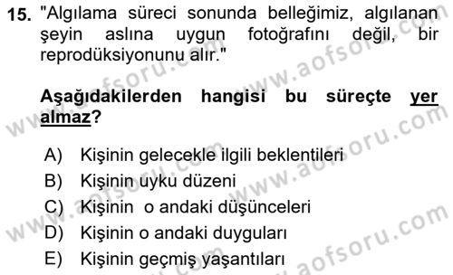 Halkla İlişkiler Ve İletişim Dersi 2023 - 2024 Yılı (Final) Dönem Sonu Sınav Soruları 15. Soru