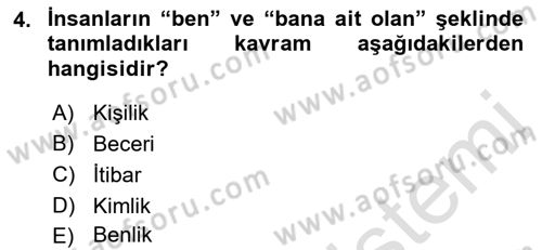 Halkla İlişkiler Ve İletişim Dersi 2023 - 2024 Yılı (Final) Dönem Sonu Sınav Soruları 4. Soru
