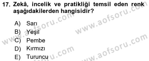 Halkla İlişkiler Ve İletişim Dersi 2023 - 2024 Yılı Yaz Okulu Sınav Soruları 17. Soru