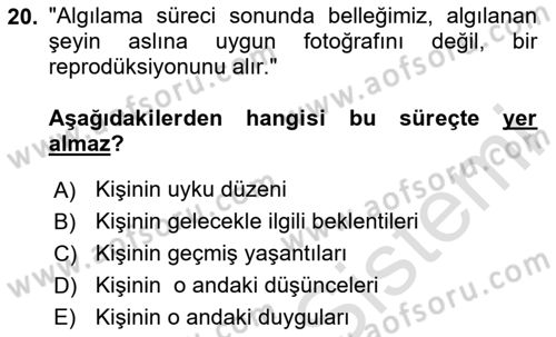 Halkla İlişkiler Ve İletişim Dersi 2023 - 2024 Yılı Yaz Okulu Sınav Soruları 20. Soru