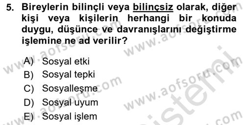 Halkla İlişkiler Ve İletişim Dersi 2023 - 2024 Yılı Yaz Okulu Sınav Soruları 5. Soru