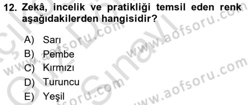 Halkla İlişkiler Ve İletişim Dersi 2024 - 2025 Yılı (Final) Dönem Sonu Sınav Soruları 12. Soru