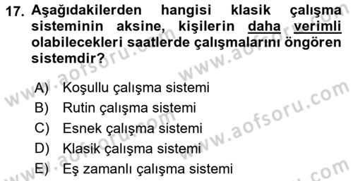 Halkla İlişkiler Ve İletişim Dersi 2024 - 2025 Yılı (Final) Dönem Sonu Sınav Soruları 17. Soru