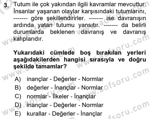 Halkla İlişkiler Ve İletişim Dersi 2024 - 2025 Yılı (Final) Dönem Sonu Sınav Soruları 3. Soru