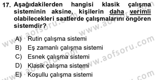 Halkla İlişkiler Ve İletişim Dersi 2024 - 2025 Yılı Yaz Okulu Sınav Soruları 17. Soru