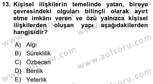 Halkla İlişkiler Ve İletişim Dersi 2025 - 2026 Yılı (Vize) Ara Sınav Soruları 13. Soru