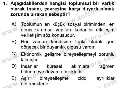 Halkla İlişkiler Ve İletişim Dersi 2025 - 2026 Yılı Yaz Okulu Sınav Soruları 1. Soru