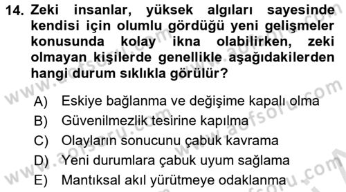 Halkla İlişkiler Ve İletişim Dersi 2025 - 2026 Yılı Yaz Okulu Sınav Soruları 14. Soru