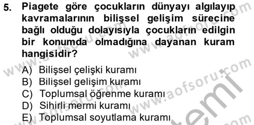 Etkili İletişim Teknikleri Dersi 2012 - 2013 Yılı (Final) Dönem Sonu Sınav Soruları 5. Soru
